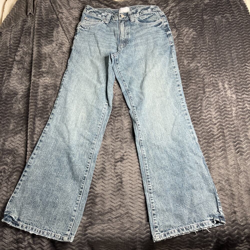 ASOS DESIGN Wide Leg Jeans Light Wash Denim Women Size 31/32